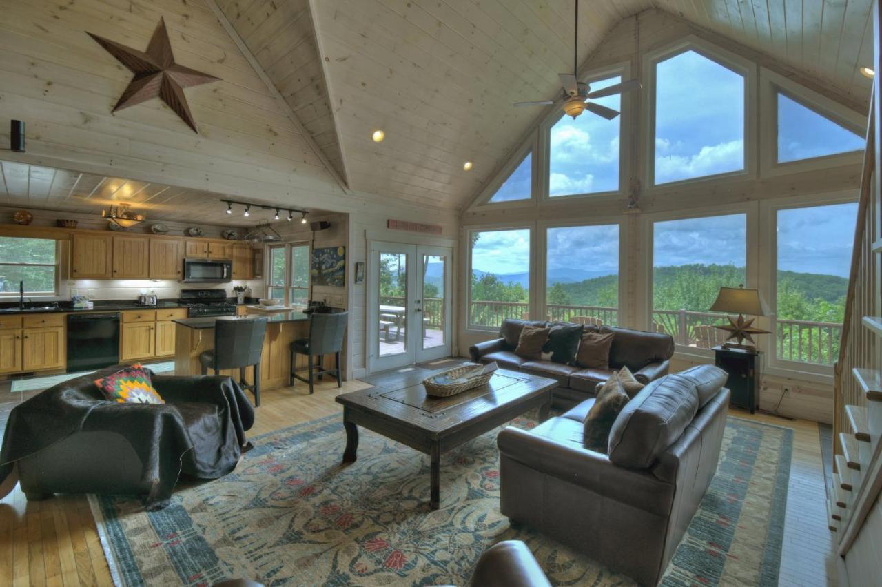 Champagne Chalet - Cuddleup Villa Morganton Dış mekan fotoğraf